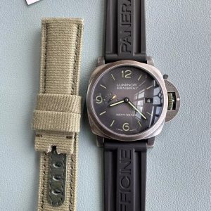 Panerai Luminor Marina Navy Seals PAM01412 Quadrante Grigio Cinturino in Gomma Miglior Replica VSF 44mm Orologio