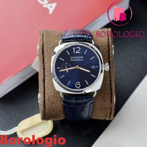Panerai Radiomir Quaranta Quadrante Blu Cinturino in Pelle PAM01293 1:1 Migliore Replica VSF 40mm Orologio