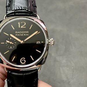Panerai Radiomir Quaranta Replica PAM1294 Quadrante Nero Cinturino in Pelle 1:1 Super Clone VSF 40mm Orologio