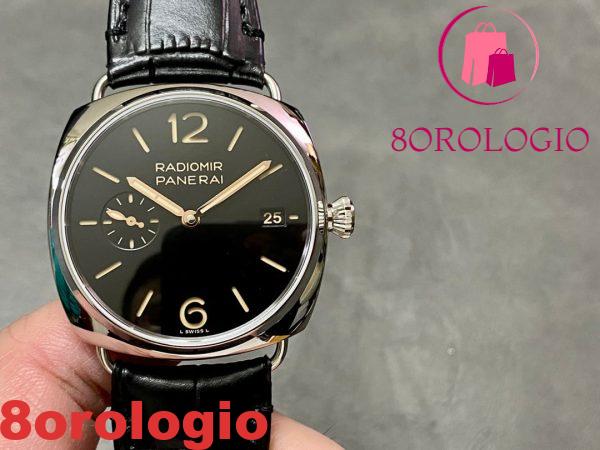 Panerai Radiomir Quaranta Replica PAM1294 Quadrante Nero Cinturino in Pelle 1:1 Super Clone VSF 40mm Orologio - immagine 2