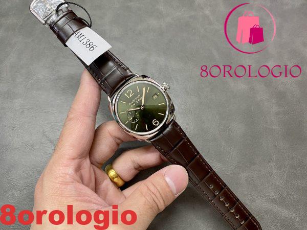 Panerai Radiomir Quaranta PAM1386 Quadrante Verde Cinturino in Pelle 1:1 Replica Migliore VSF 40mm Orologio