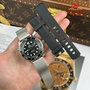 Omega Seamaster Diver 300M Acciaio su Acciaio Quadrante Nero 1:1 Migliore Replica VSF 42mm Orologio
