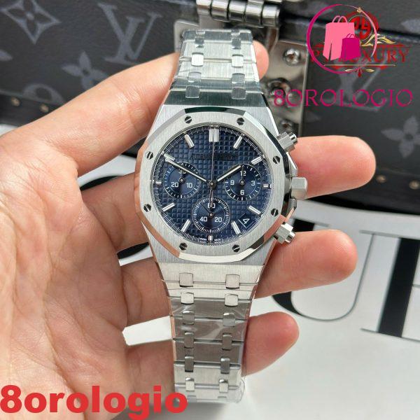 Audemars Piguet Royal Oak Chronograph 26240ST Quadrante Blu Replica 1:1 Migliore Super Clone APSF 41mm Orologio