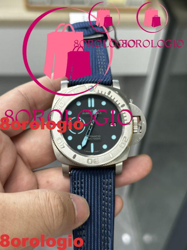 Panerai Submersible Mike Horn Edition PAM 985 Titanio Quadrante Nero Miglior Replica VSF 47mm Orologio