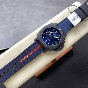 Panerai Submersible QuarantaQuattro Luna Rossa Ti-Ceramitech PAM1466 Quadrante Blu 1:1 Migliore Replica VSF 44mm Orologio