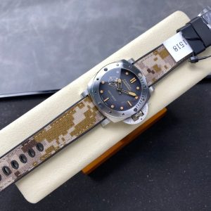 Panerai Submersible QuarantaQuattro Navy SEALs PAM01518 Quadrante Nero Ombreggiato 1:1 Migliore Replica VSF 44mm Orologio