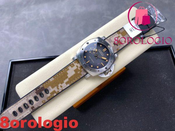 Panerai Submersible QuarantaQuattro Navy SEALs PAM01518 Quadrante Nero Ombreggiato 1:1 Migliore Replica VSF 44mm Orologio