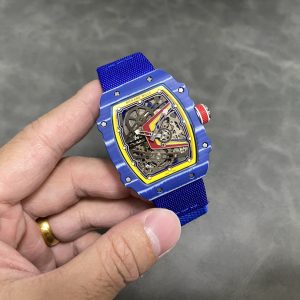 Richard Mille RM 67-02 Fernando Alonso F1 Prototype Carbon TPT Extra Piatto 1:1 Miglior Replica 38.7 X 47.52 Mm Orologio