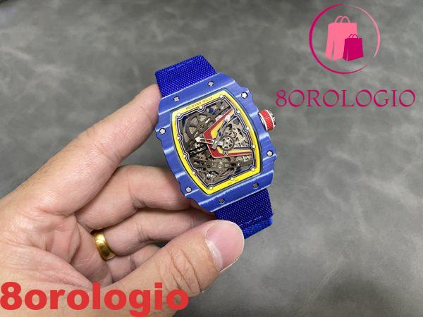 Richard Mille RM 67-02 Fernando Alonso F1 Prototype Carbon TPT Extra Piatto 1:1 Miglior Replica 38.7 X 47.52 Mm Orologio - immagine 2