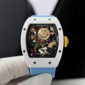 Replica Richard Mille RM 88 Automatic Tourbillon Smiley Ceramic 48.15 x 39.74 mm Orologio