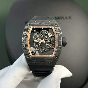 Richard Mille RM055 Asia Edition Bubba Watson Carbon TPT 1:1 Super Clone Best Replica APSF 42,7mm Orologio