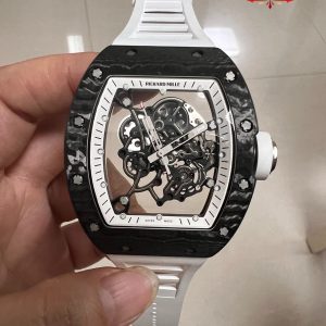Replica Richard Mille RM055 Bubba Watson Americas Edition Custom Fibra di Carbonio NTPT Modificata Movimento Non-Regolatore 1:1 Super Clone Orologio