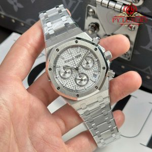 Audemars Piguet Royal Oak Chronograph 26240ST Quadrante Bianco 1:1 Migliore Replica APSF 41mm Orologio