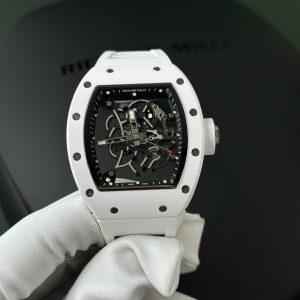 Richard Mille RM055 Ceramica Bianca Bubba Watson 1:1 Super Clone Miglior Replica ZF 42.7mm Orologio