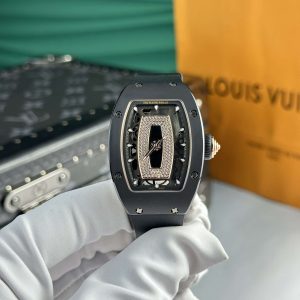 Richard Mille RM07-01 Ceramic Oro Rosa Nero Lip Migliore Replica 45.32 X 32.3mm Orologio