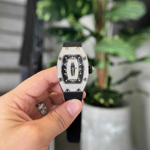 Richard Mille RM07-01 Full Diamond Black Lip Replica 45.32 X 32.3mm Orologio