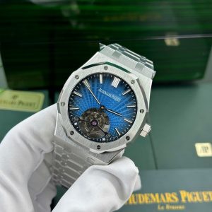 Audemars Piguet Royal Oak Flying Tourbillon 26530 Quadrante Blu Replica R8 Factory 41mm Orologio