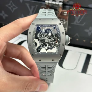 Richard Mille RM055 Bubba Watson Tutto Grigio Titanio e Ceramica 1:1 Miglior Replica ZF 42.7mm Orologio