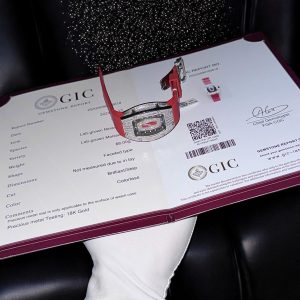 Replica Richard Mille RM07-01 Oro Bianco Medio Diamanti Rosso Lip Custom Moissanite Orologio