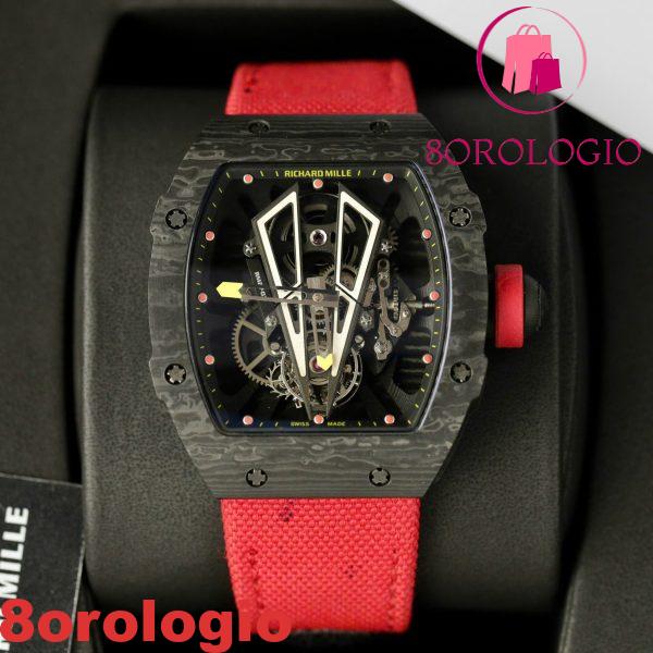 Richard Mille RM27-03 Rafael Nadal Tourbillon Black Carbon TPT Miglior Replica BBR 40.3mm Orologio