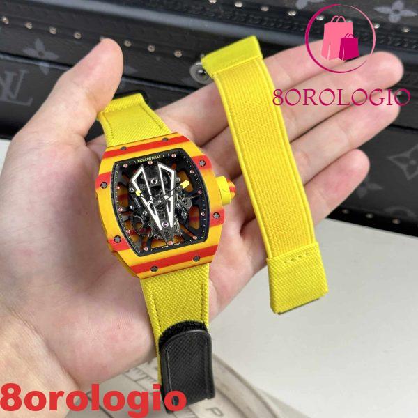 Richard Mille RM27-03 Rafael Nadal Tourbillon Carbon TPT Miglior Replica BBR 40.3mm Orologio - immagine 3