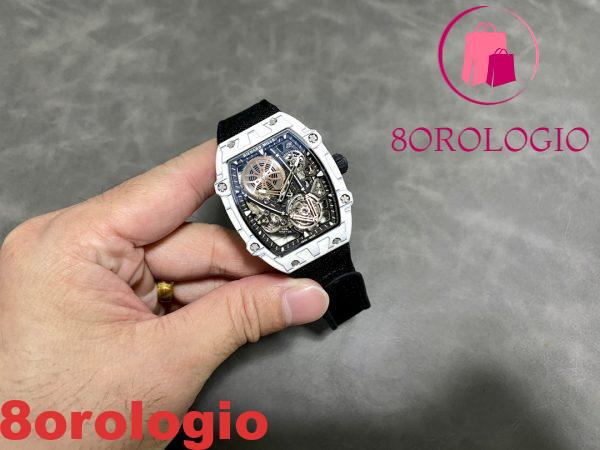 Richard Mille RM27-05 Flying Tourbillon Rafael Nadal Carbonio Replica 37.25×47.25mm Orologio