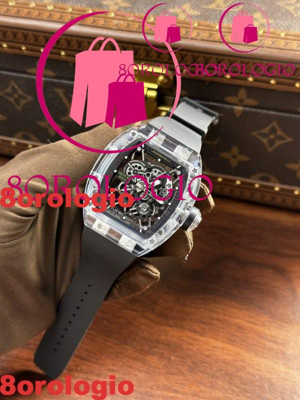 Richard Mille RM35-01 Rafael Nadal Zaffiro Migliore Replica Sonic Factory 42mm Orologio - immagine 5
