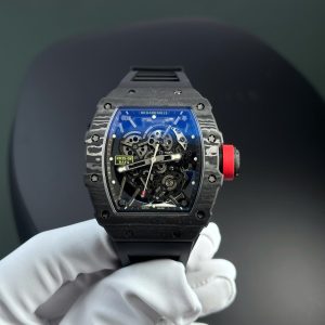 Richard Mille RM35-02 Rafael Nadal Black Carbon TPT Swiss Replica ZF 49.94mm x 44.5mm Orologio