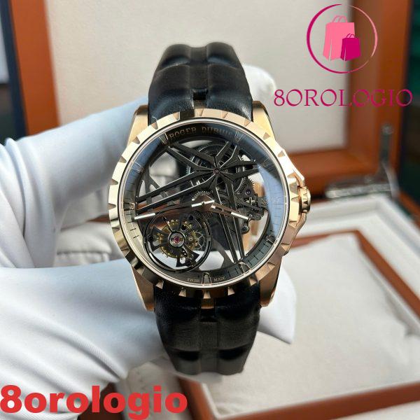 Roger Dubuis Excalibur Monotourbillon Oro Rosa RDDBEX0836 Replica BBR 42mm Orologio - immagine 4