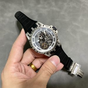 Roger Dubuis Excalibur Spider Tourbillon Volante Scheletrato RDDBEX0479 Miglior Replica 45mm Orologio
