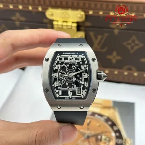 Richard Mille RM67-01 Titanio Extra-Piatto Cinturino in Gomma Miglior Replica 38.7mm X 47.5mm Orologio