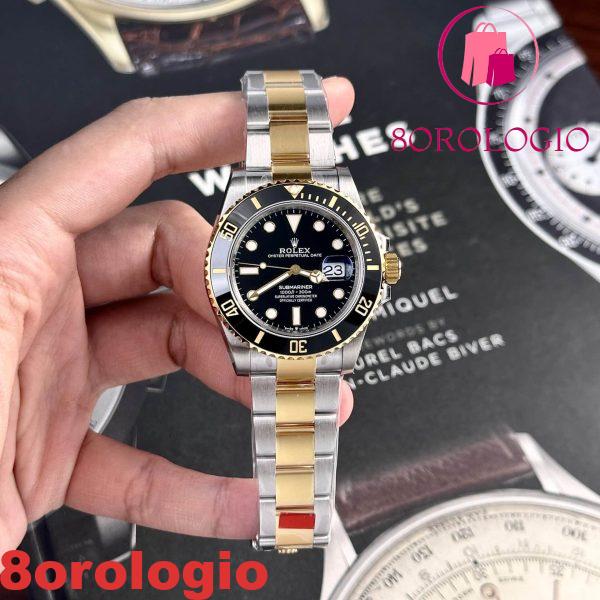 Rolex Submariner Date 126613LN-0002 Bicolore Oro Giallo Quadrante Nero VS Factory Miglior Replica 41mm Orologio
