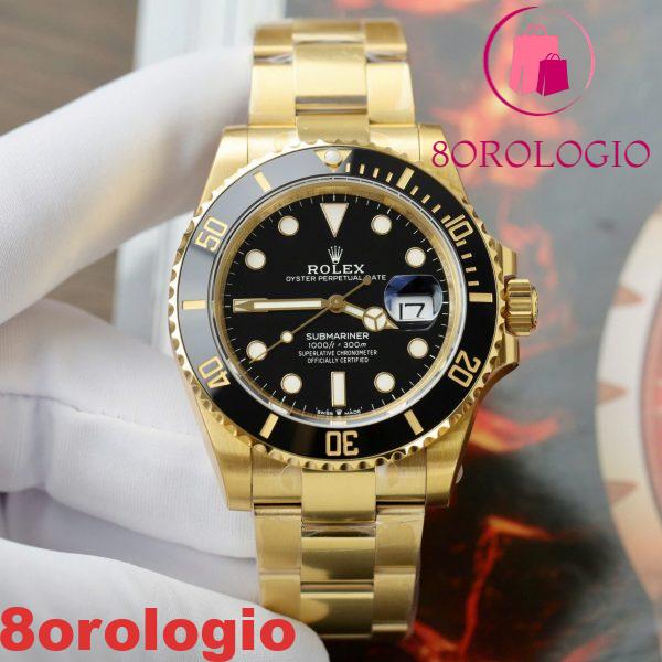 Rolex Submariner Date 126618LN-0002 Quadrante Nero Oro Giallo Miglior Replica VSF 41mm Orologio