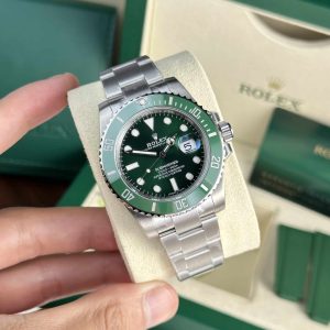 Rolex Submariner Hulk 116610LV Quadrante Verde Migliore Replica 40mm Orologio