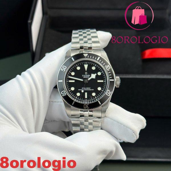 Tudor Black Bay 7941A1A0NU-0003 Quadrante Nero Lunetta in Ceramica Nera Replica 1:1 Migliore Clone ZF 41mm Orologio