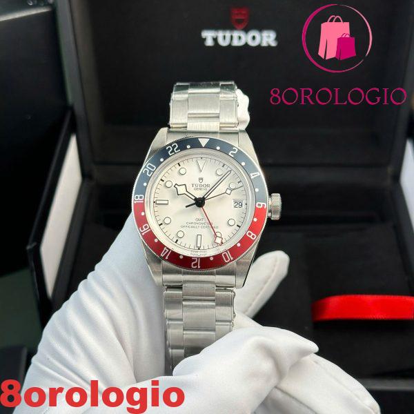 Tudor Black Bay GMT 79830RB-0010 Pepsi Quadrante Opalino 1:1 Miglior Replica ZF 41mm Orologio - immagine 3