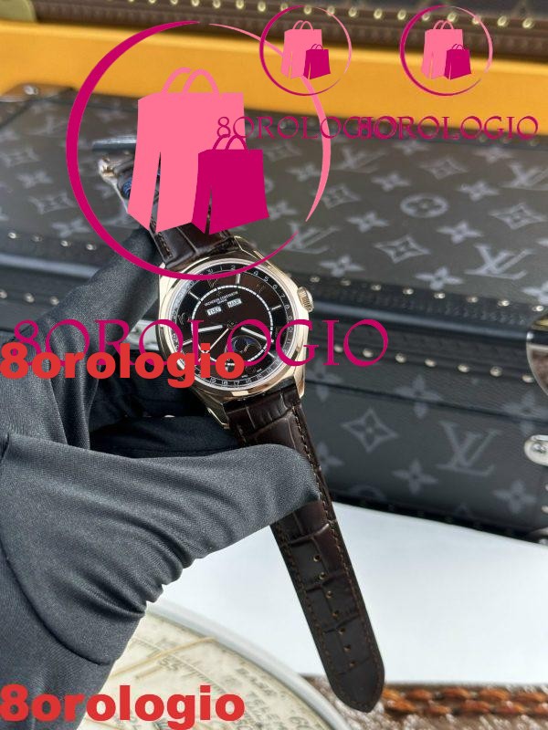 Vacheron Constantin Fiftysix Complete Calendar 4000E Quadrante Marrone Replica 40mm Orologio - immagine 4