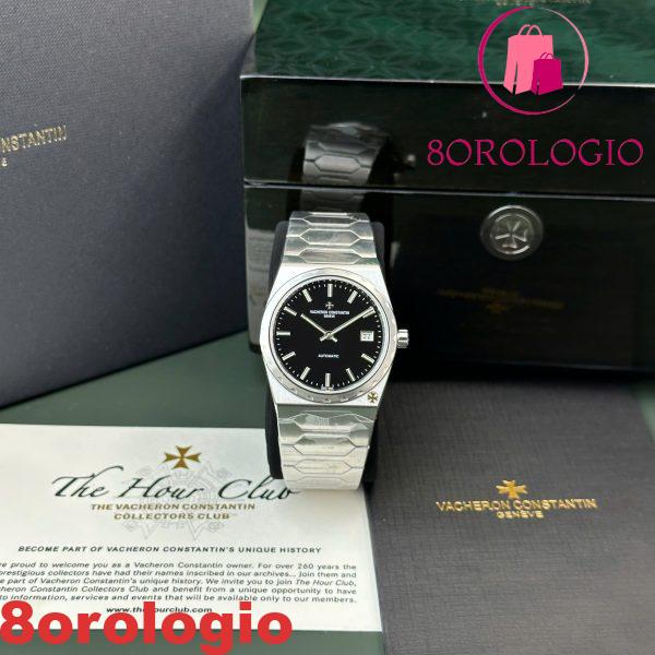 Vacheron Constantin Historiques 222 Quadrante Nero Miglior Replica 37mm Orologio - immagine 3