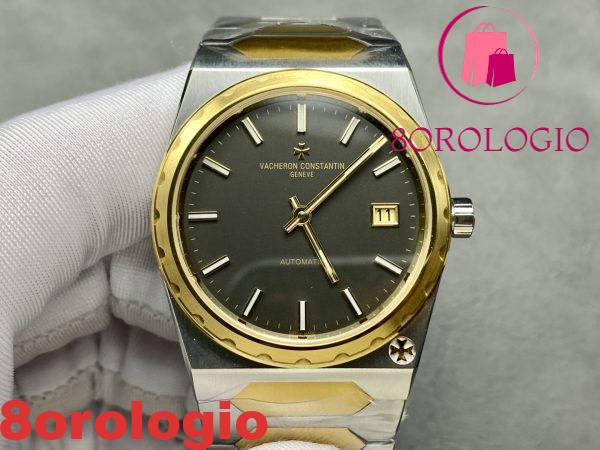 Vacheron Constantin Historiques 222 Jumbo Two Tone Yellow Gold Grey Dial Replica 1:1 Migliore Copia Factory 37mm Orologio - immagine 2