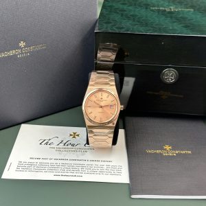 Vacheron Constantin Historiques 222 Vintage Oro Rosa Quadrante Rosa Migliore Replica 8+ Factory 37mm Orologio