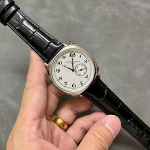 Vacheron Constantin Historiques American 1921 Quadrante Bianco Pelle Svizzera Replica AIF 40mm Orologio