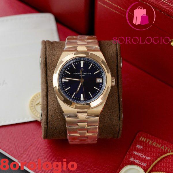 Vacheron Constantin Overseas 4500V/110R-B705 Oro Rosa Quadrante Blu Replica PPF 41mm Orologio - immagine 2