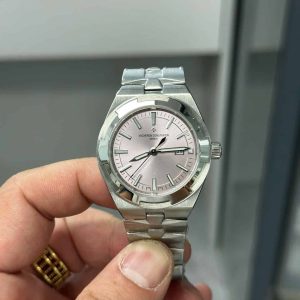 Vacheron Constantin Overseas 4600V Acciaio Quadrante Rosa Orologio Donna Replica Svizzera 35mm Orologio