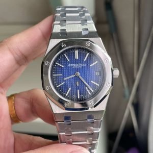 Audemars Piguet Royal Oak Jumbo Extra-thin 15202IP Quadrante Blu 89g Migliore Replica ZF 39mm Orologio