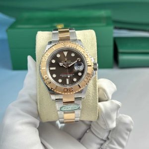 Rolex Yacht-Master 126621 Due Toni Quadrante Cioccolato Oyster Replica Migliore Clean Factory 40mm Orologio