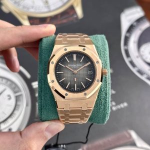 Audemars Piguet Royal Oak Jumbo Extra-sottile 16202OR Quadrante Grigio Fumé Migliore Replica 39mm Orologio
