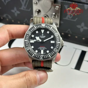 Tudor Pelagos FXD M25717N-0001 Titanio Quadrante Nero Cinturino Verde 1:1 Migliore Replica 42mm Orologio