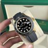 Replica di Alta Qualità Rolex Yacht-Master 226658 Oro Giallo Quadrante Nero 42mm Orologio