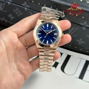 Vacheron Constantin Overseas 4500V Oro Rosa Quadrante Blu 1:1 Migliore Replica 41mm Orologio
