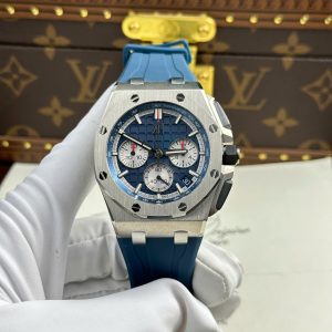 Audemars Piguet Royal Oak Offshore Chronograph 26420TI Titanio Quadrante Blu Migliore Replica 43mm Orologio